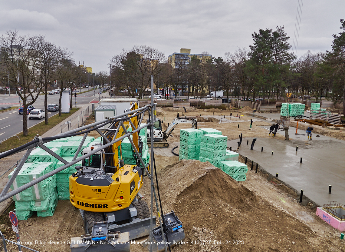 24.02.2023 -  Baustelle Haus für Kinder in Neupelach Quiddestraße 3
